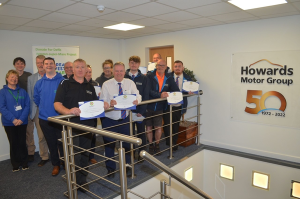 Life saving skills for  brilliant Howards Motor Group staff