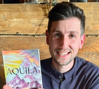 Ben, 31, publishes his first fantasy novel AQUILA