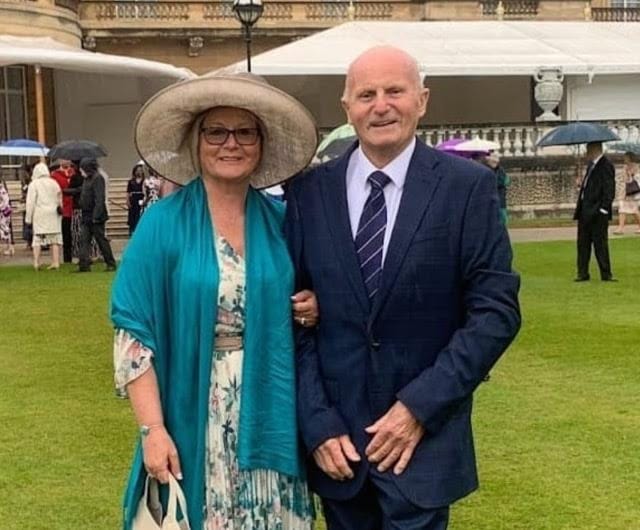 Hero George, 87, attends Buckingham Palace in recognition of his outstanding volunteer work for Parkinson’s UK