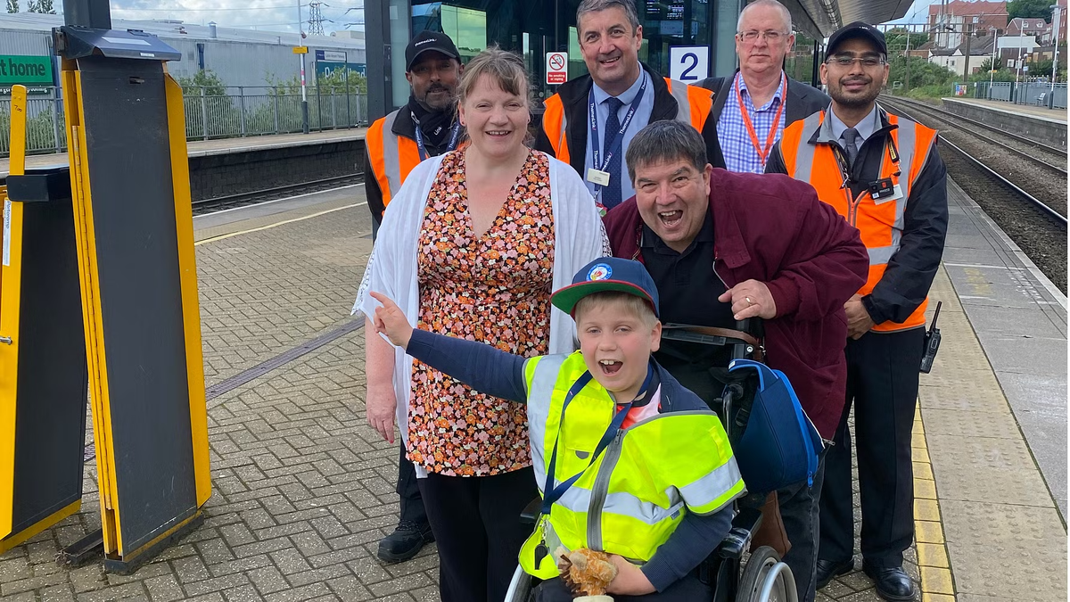Thameslink makes dream come true for train-mad Alfie