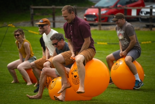 Space hoppers, welly wanging and more as community raises cash for inspirational playing fields renovation