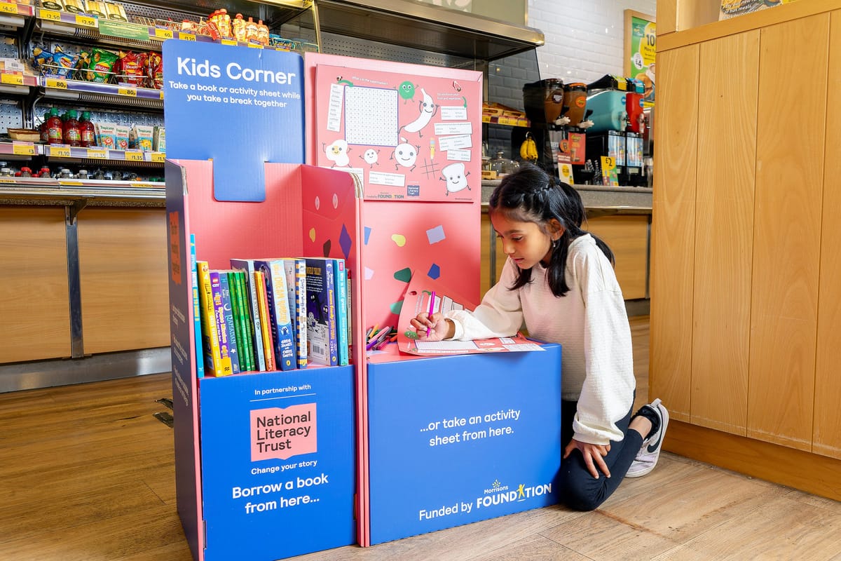 Morrisons opens 'Kids corner' with books, games and puzzles to keep entertained this summer