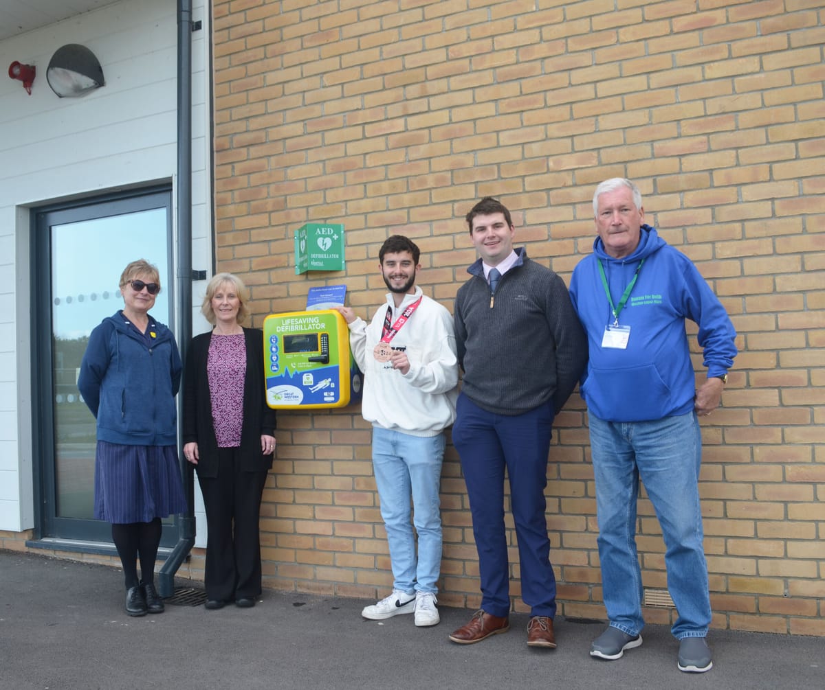 Medical Defibrillator Installed As Life-Saving Mission Continues