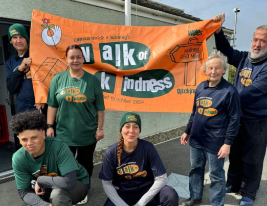 Emmaus charities come together for Walk of Kindness