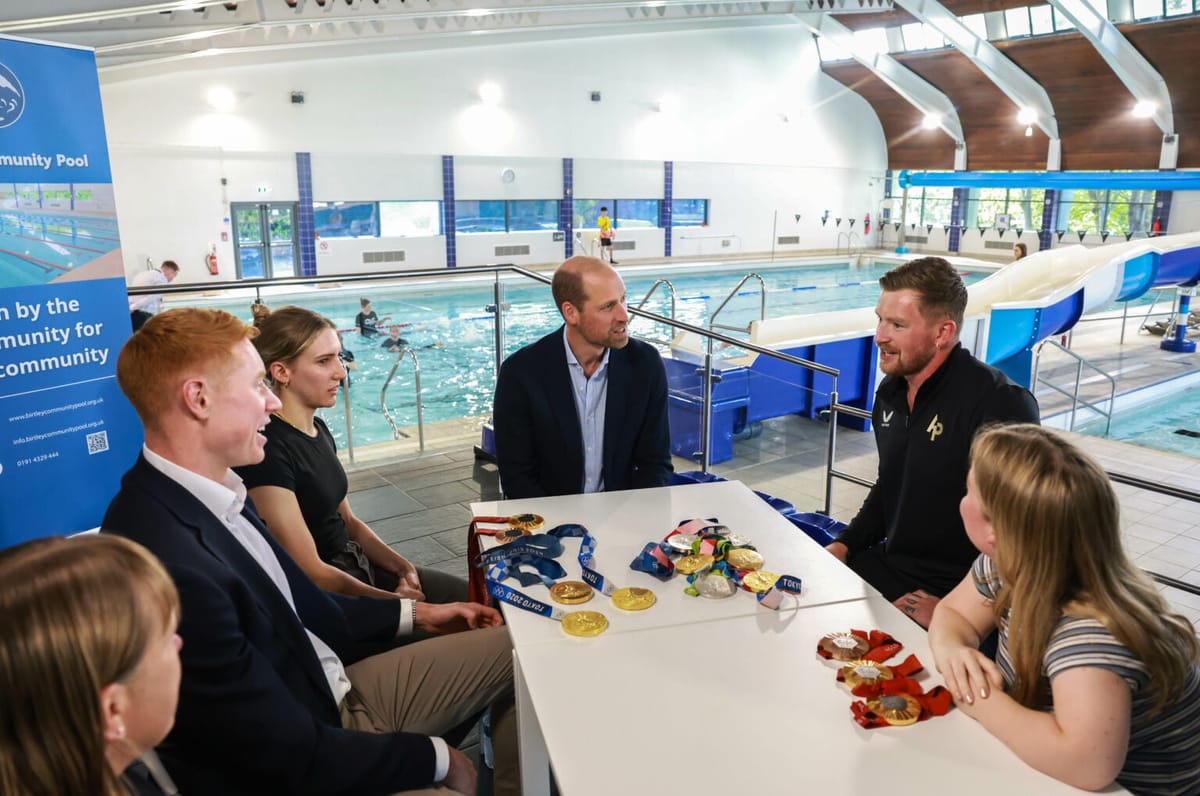 The Royal Foundation launch new swimming partnership to enable thousands of children and young people to benefit from swimming