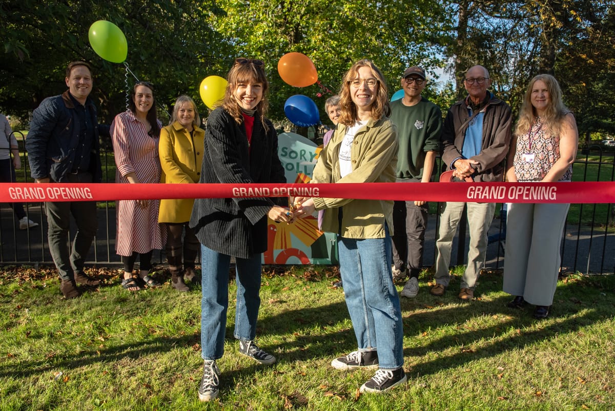 Sensory Stroll Art Installation Launches in Leamington Spa