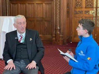 Oliver, 13, Becomes World’s First Teenage Parliamentary Correspondent for the Good News Post after Winning Reporter of the Year and Interviewing Mr Speaker