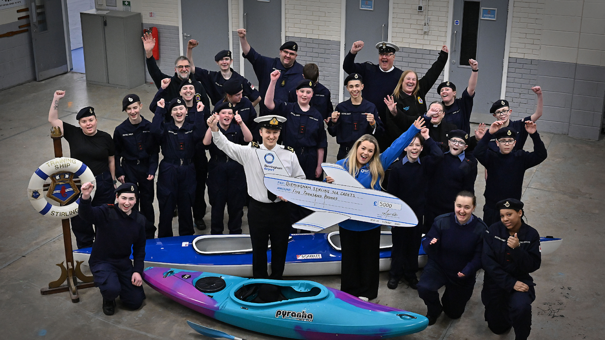 Birmingham Airport Grant Helps Sea Cadets Make a Splash