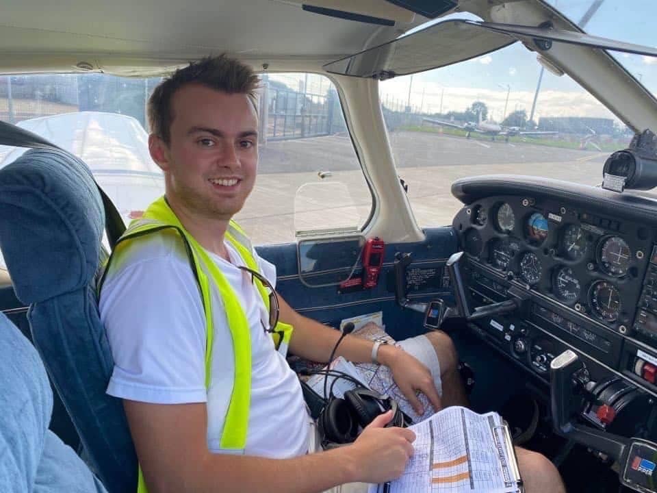 Ryan flying high in career and now passes his pilot licence, aged 21