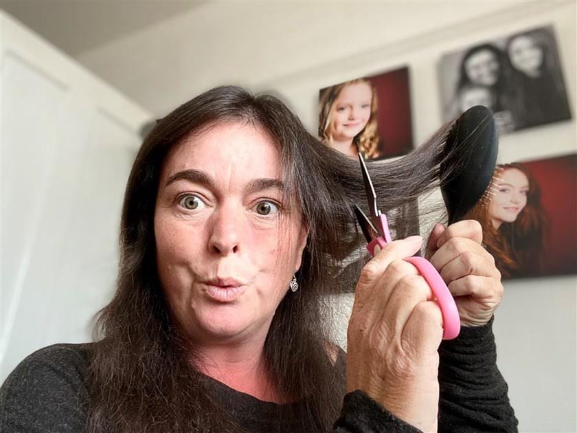 Inspirational teacher of 25 years raises over £1300 in seven days after shaving her head for charity