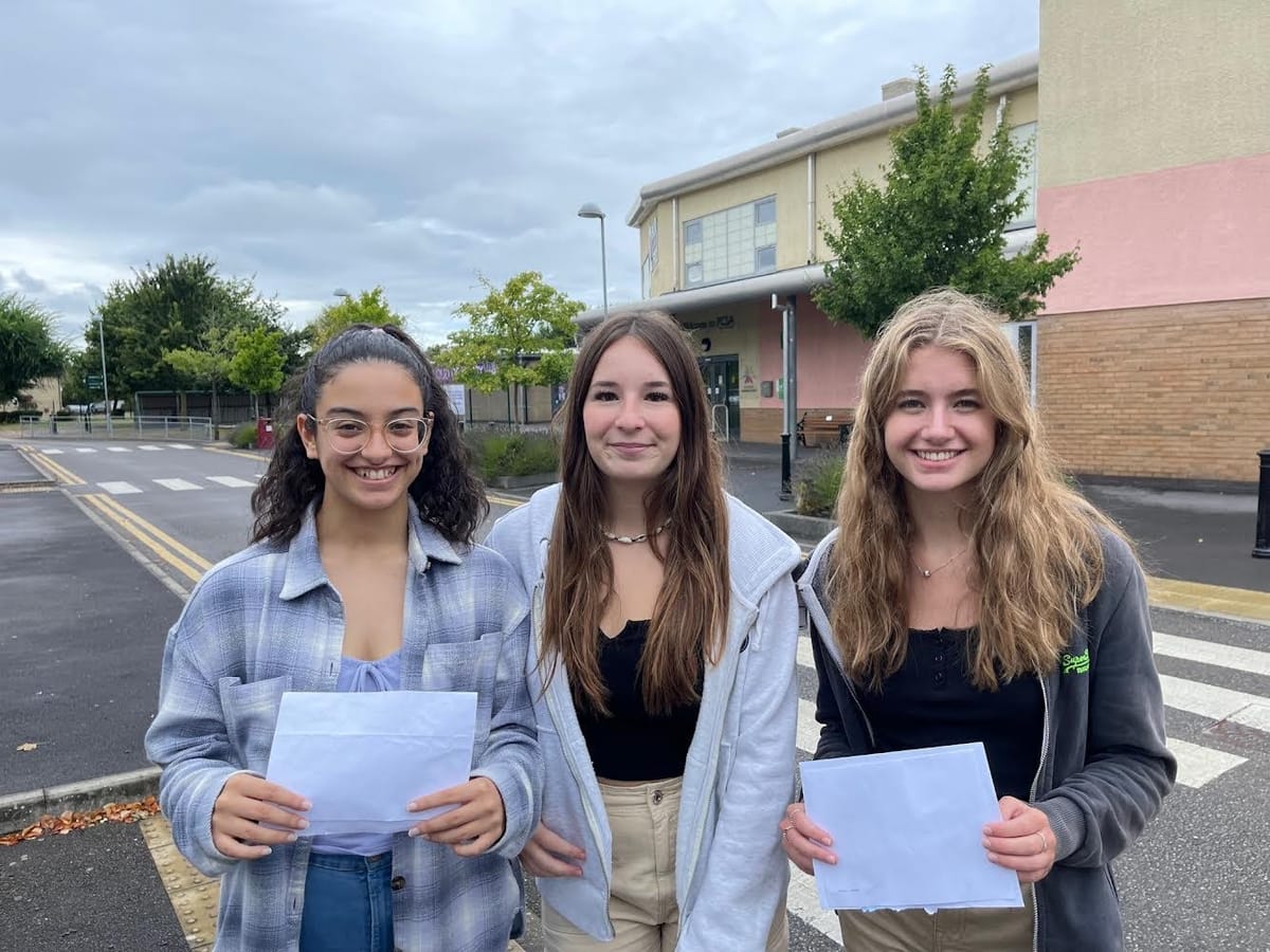 Jubilant celebrations as students receive GCSE results