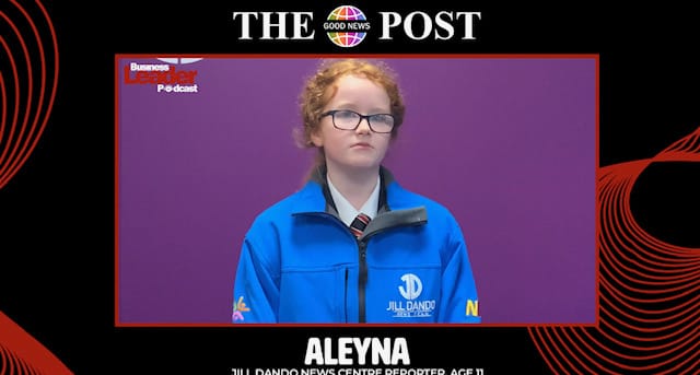 Alayna, 12, gets to quiz, top-flight business leader