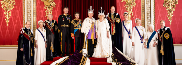 World celebrations at wonderful good news of The Coronation of The King and Queen
