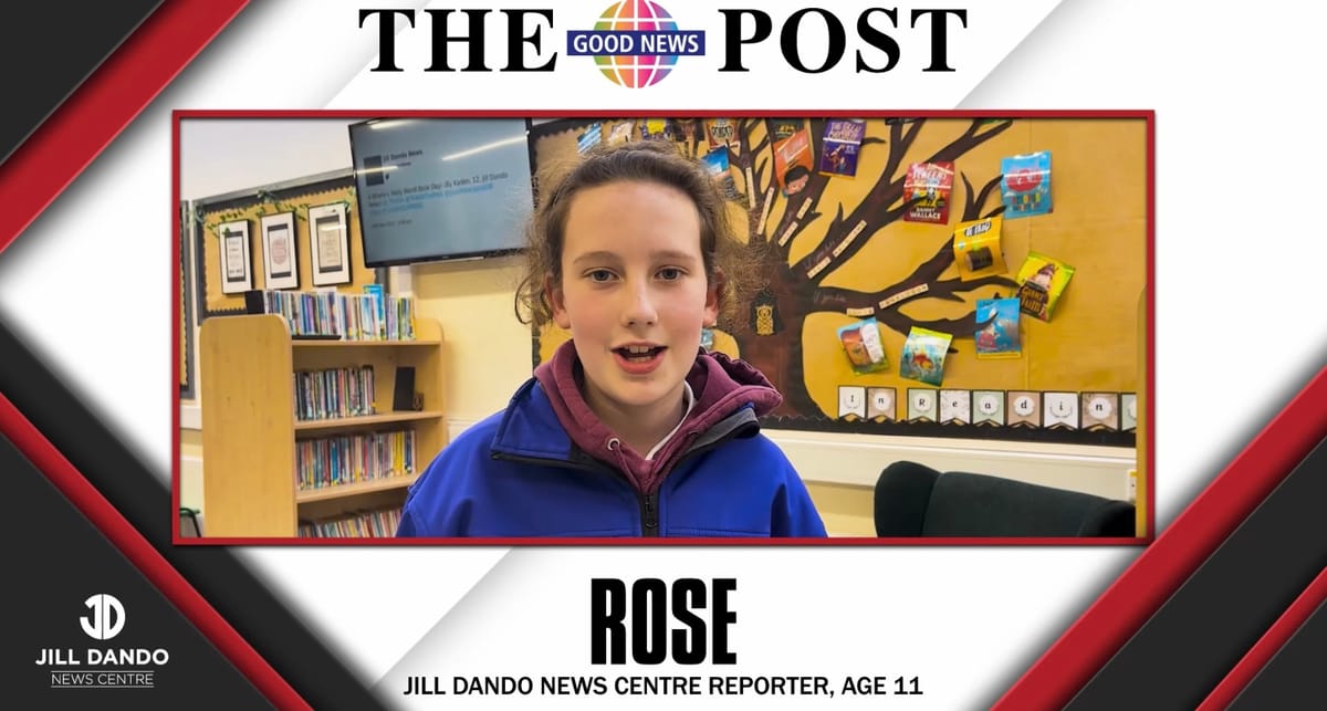 “I absolutely love Jill Dando News”: Top world leader speaks to reporter Rose, 11, 