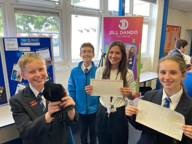 Jill Dando news students meet hundreds of family visitors to their school’s Open Evening