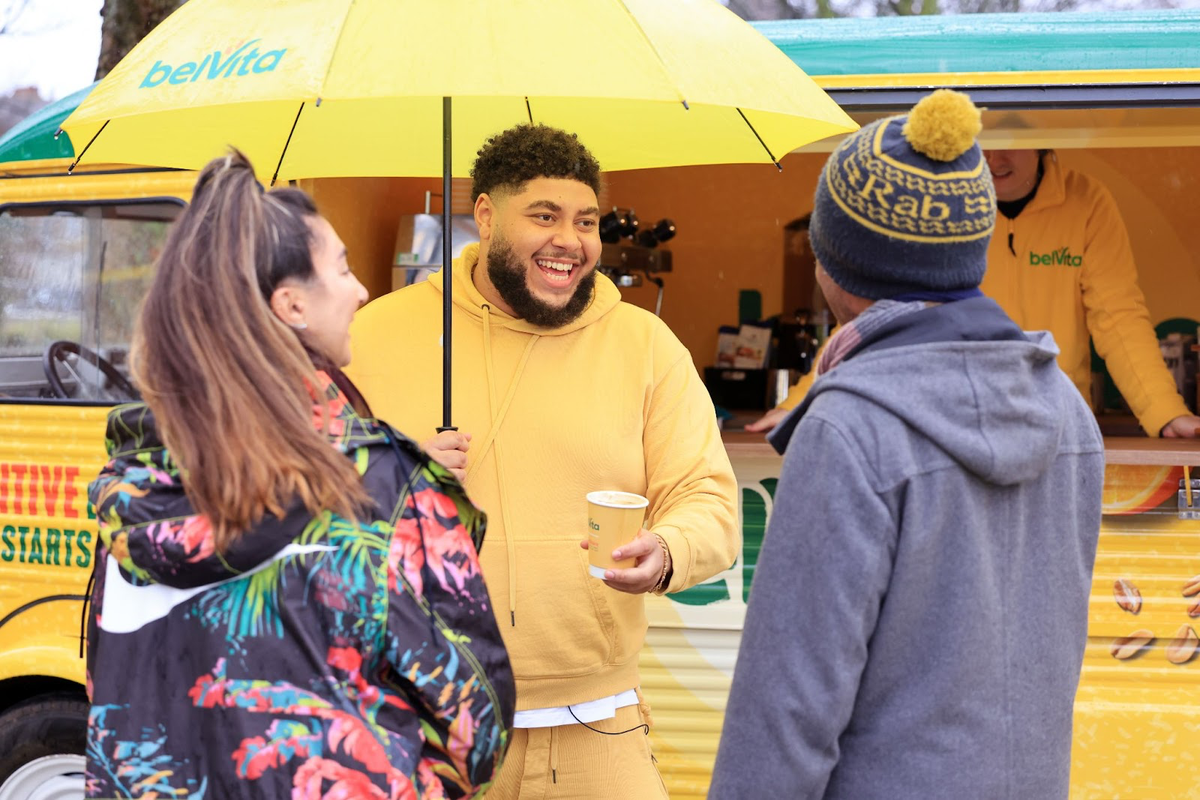 TV chef and rapper Big Zuu spreading smiles and positivity around London