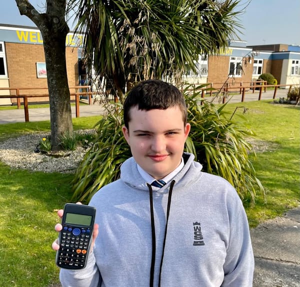 Thomas thrives at elite UK maths school