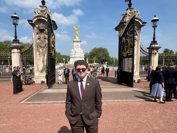 Former Jill Dando News journalist Jacob, 20, heads to Buckingham Palace to receive Duke of Edinburgh Gold