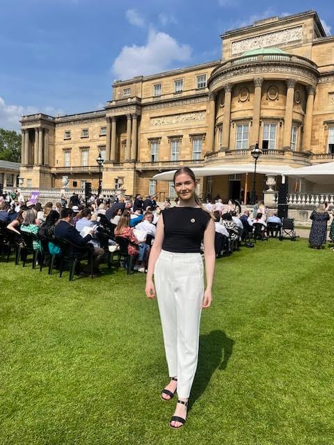 First ever Jill Dando News student Olivia, 18, heads to Buckingham Palace to receive Duke of Edinburgh Gold