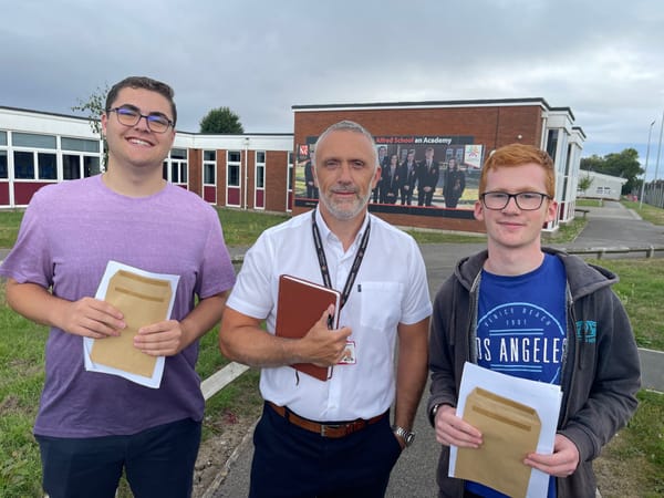 Positive vibe at The King Alfred School Academy on A Level Results Day