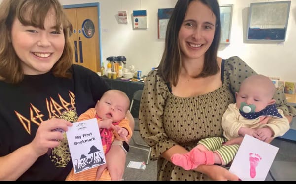 Somerset babies given books to help get ahead in reading! (By Ella, 12, Jill Dando News)