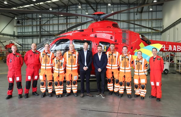 London Air Ambulance welcomed two new Airbus H135 helicopters into service