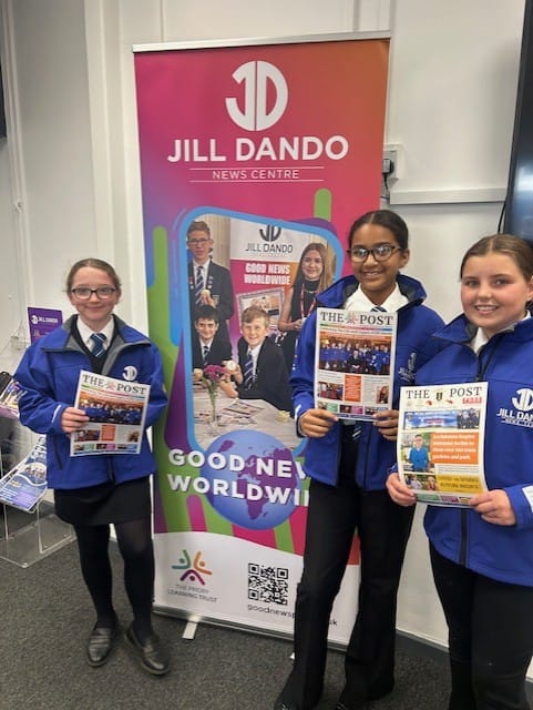 Junior Journalists Join Jill Dando News at the former BBC TV presenter’s former school