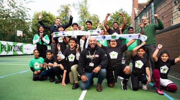 Good news as game changing football foundation play zone opens at  youth centre