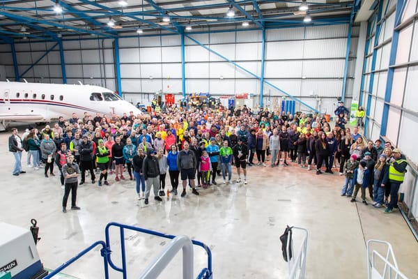 Bristol Airport’s ‘Run the Runway’ Raises Over £8,000 For The Great Western Air Ambulance Charity