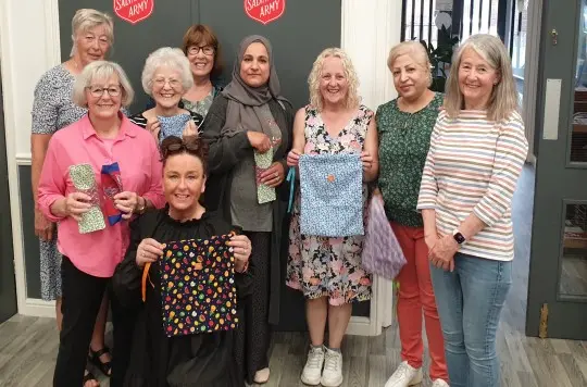 Sewing Group Tackles Period Poverty Making Reusable Packs