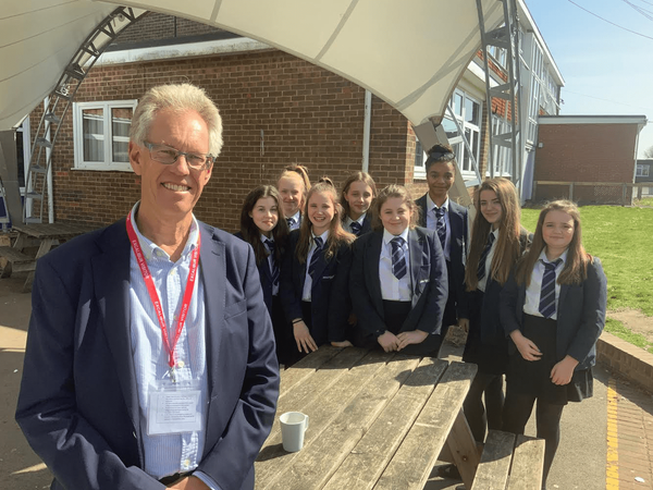 One of Britain’s most experienced journalists inspires next generation