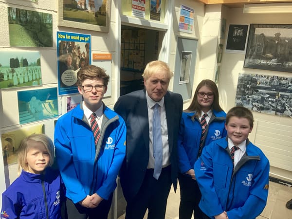 Good News Flashback: Highlights from Our Global Good News Room Project: 2019 the day Boris Johnson visited