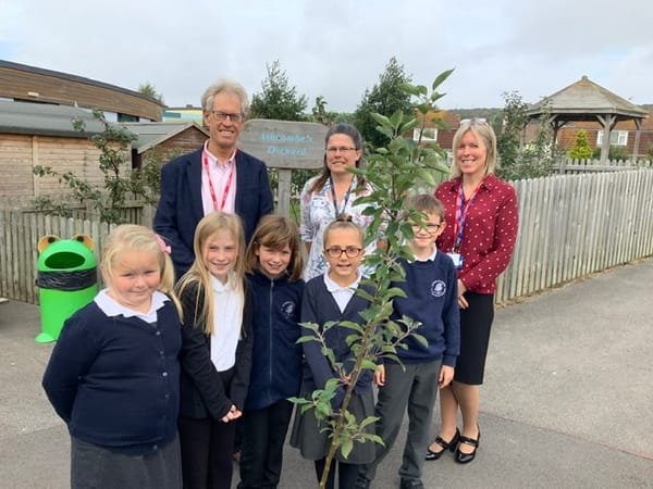 Jill Dando Apple trees planted at brilliant primary school