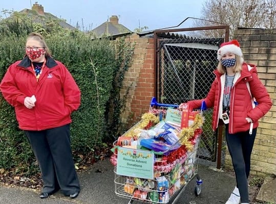 Avalanche of Christmas giving to Foodbank descends on academy