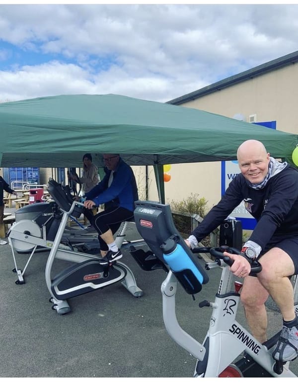Fitness centre reopens with inspirational 874 miles in under nine hours charity challenge