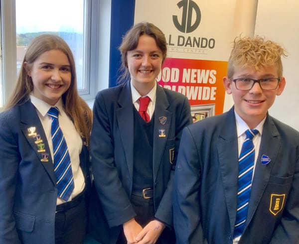 Students past and present at Jill Dando‘s old school line up with ambition to be future Prime Ministers