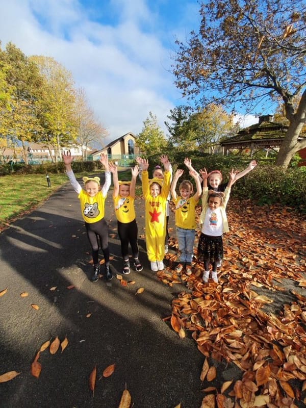 Children In Need charity help by big hearted students and staff