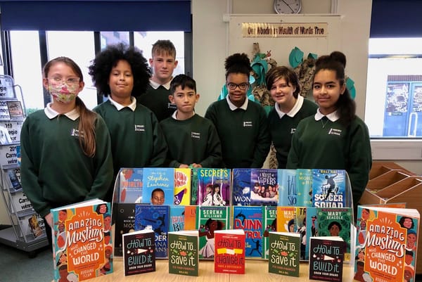 Popular academy passionate about reading and diversity receives 100 new books from writers of colour