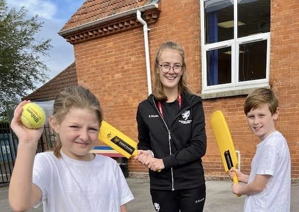 As the England cricket team play Australia for the Ashes, school pupils in England are trained up on inspirational cricket programme