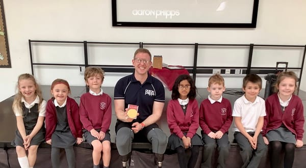 All things are possible! Gold Medal hero Paralympian who scaled one of the world’s highest mountains inspires pupils