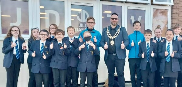 Student, 11, inspired to start own charity after meeting town mayor