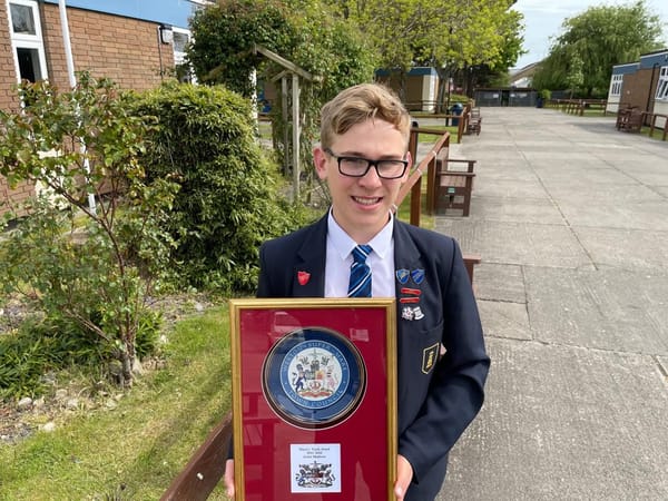Teenager, 15, backed by Alan Titchmarsh wins coveted Mayor’s Youth Award