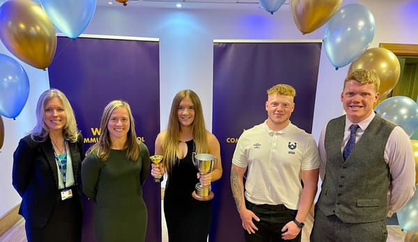 School hosts Oscars-style sports stars celebration with speeches by professional cricket and rugby players