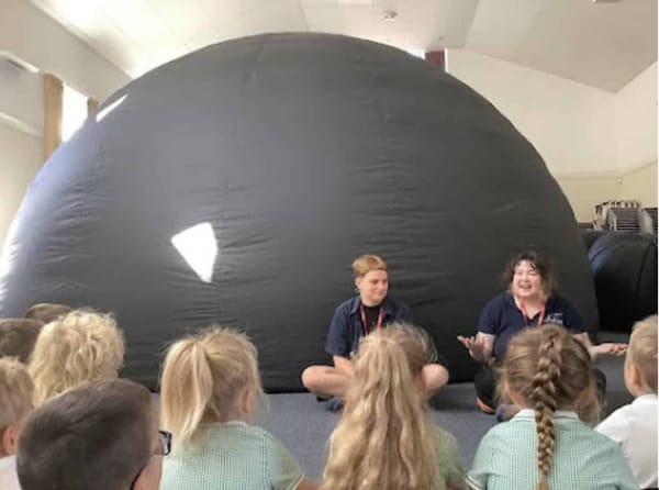 “Awestruck” pupils enjoy super space dome