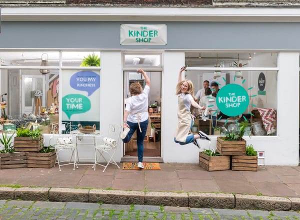 Is this the world’s first shop to pay via kindness?