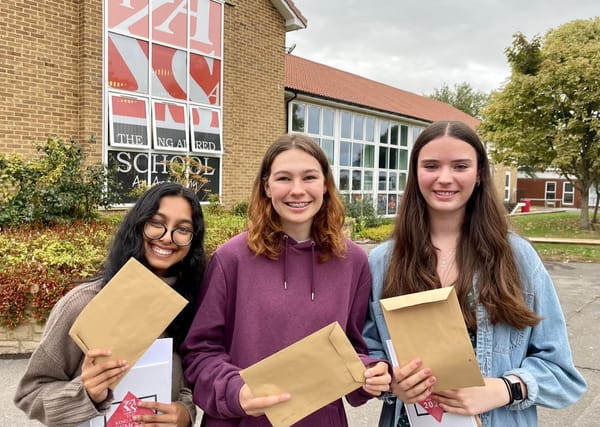Fantastic student GCSE celebrations on results day at high-flying academy 