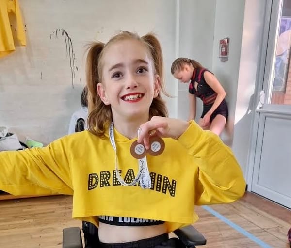 Award winning dancer Gracie, 12, inspires children with disabilities to achieve their dreams!