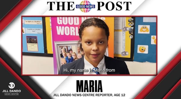 (Watch video) Maria, 12, follows in Jill Dando’s footsteps to quiz top founding CEO