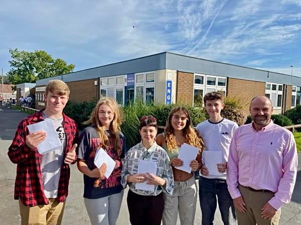 Students at Worle Community School Academy celebrate brilliant individual GCSE exam performances 