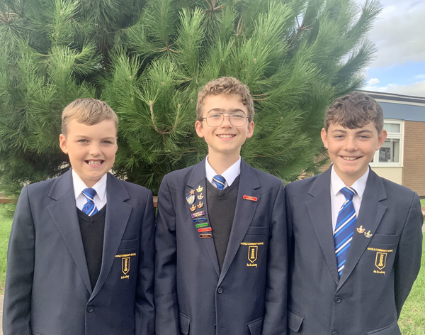 Meet Rupert, 11, Zac, 12, and Oliver, 13, the world’s first good news scout correspondents